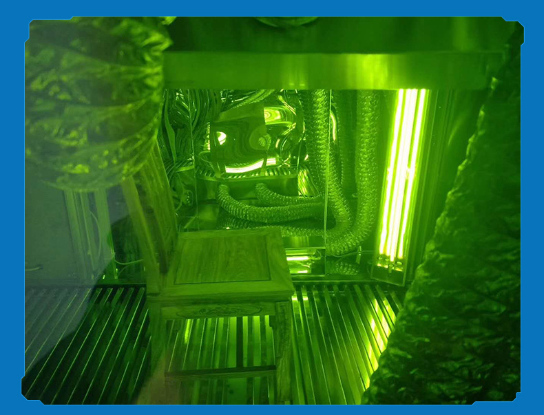 汞燈照射細節實(shí)拍